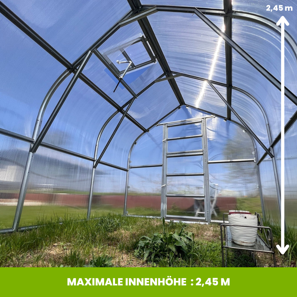 Polycarbonat-Gewächshaus – Das Elegante