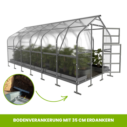 Polycarbonat-Gewächshaus – Das Elegante