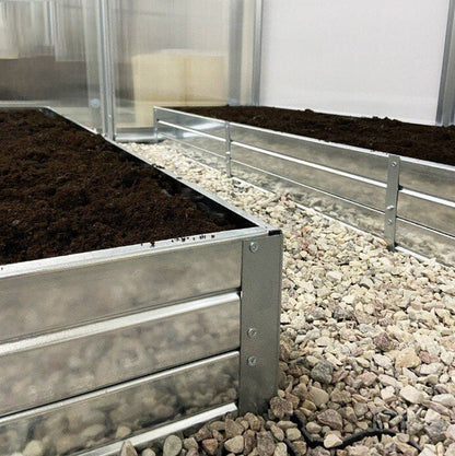 Erhöhtes Hochbeet aus Metall (200 mm Breite)