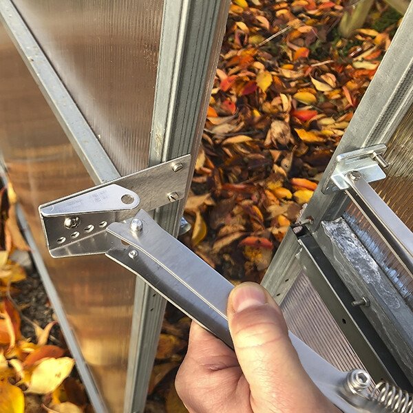 Automatischer Türöffner für Gewächshaus