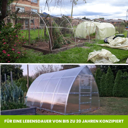 Polycarbonat-Gewächshaus – Das Kompakte