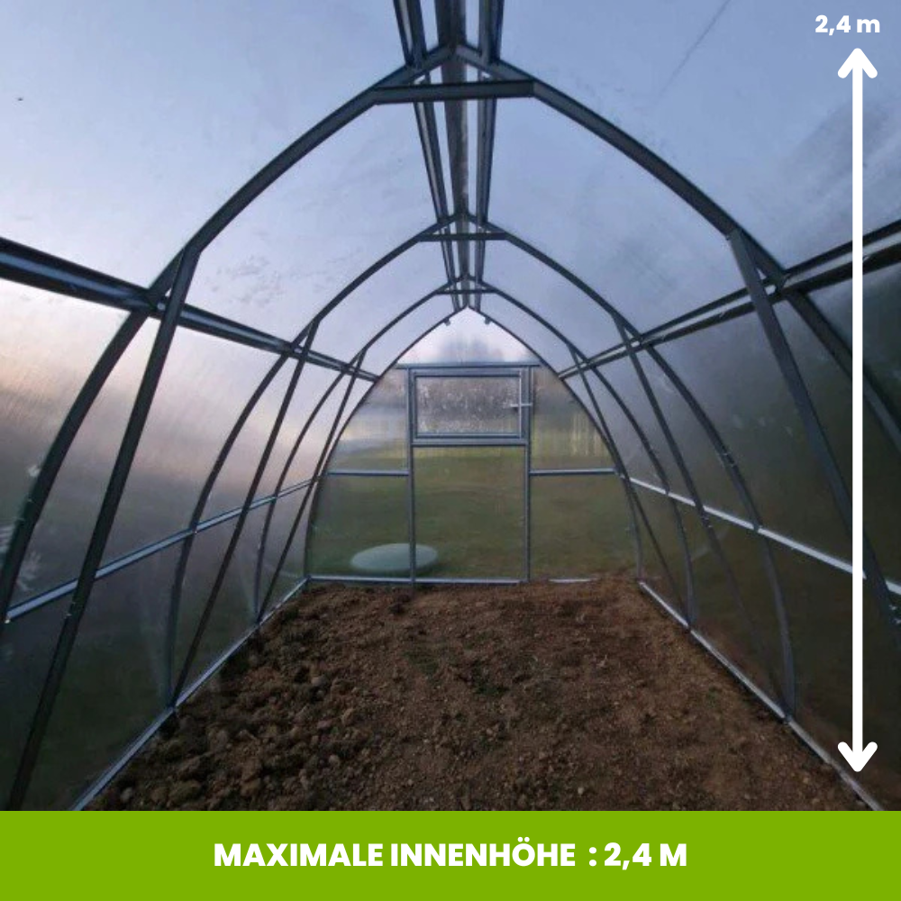 Polycarbonat-Gewächshaus – Das Kompakte
