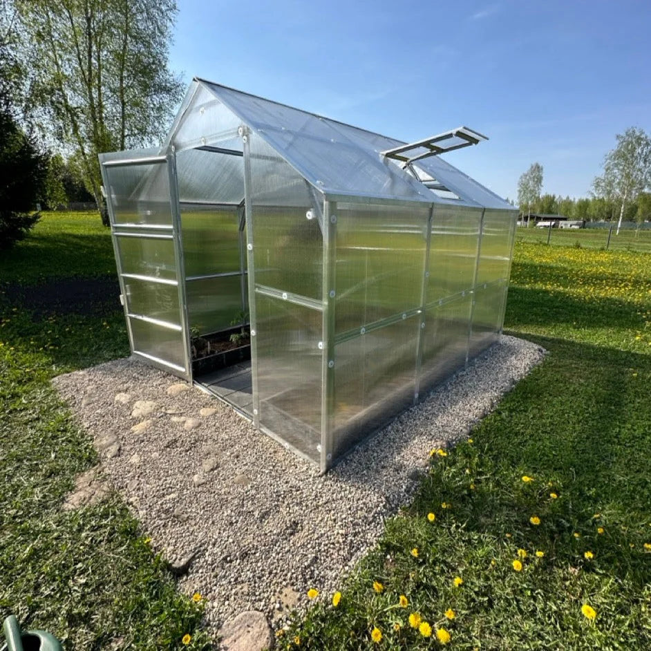 Polycarbonat-Gewächshaus – Das Familiengewächshaus