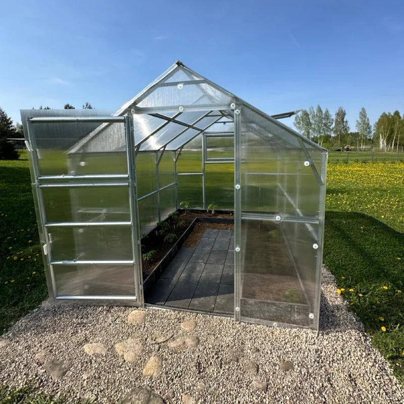 Polycarbonat-Gewächshaus – Das Familiengewächshaus